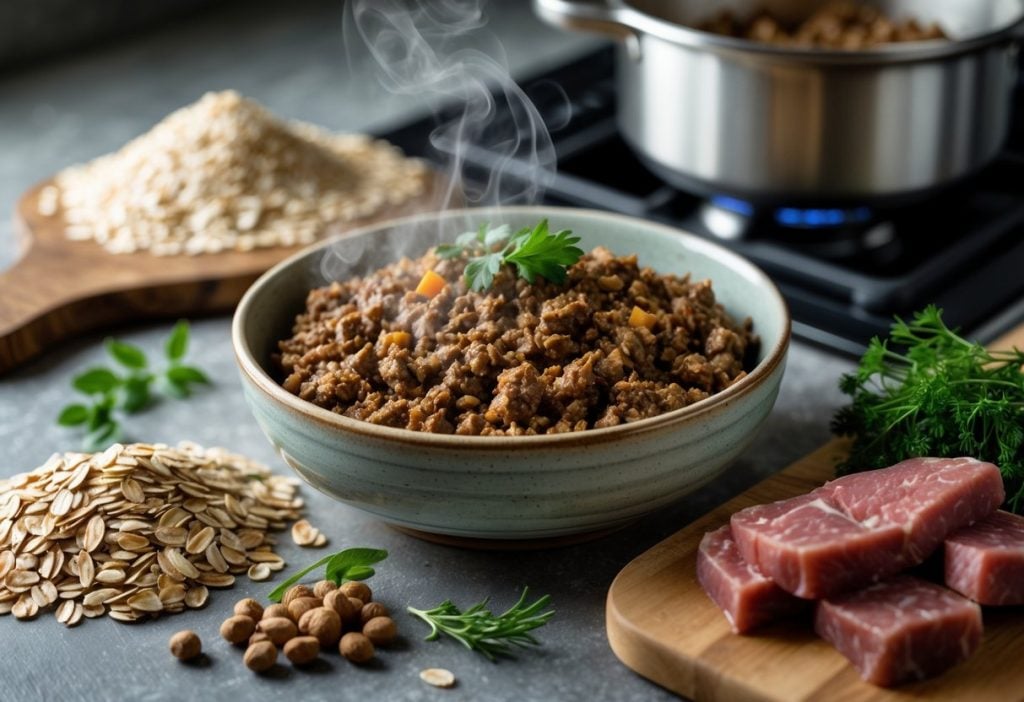 Beef & Oats Energy Boost: The 8-Minute Miracle That’ll Have Your Senior Dog Acting Like A Puppy Again